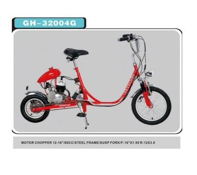 China Popular WHOLE RED MOTOR Chopper Bicycle 20-24