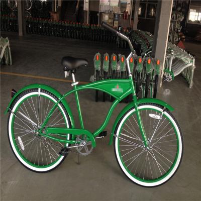 China 16kg Rear Pedal Brake Adult Men Beach Cruiser Bike with Customized Logo and Big Logo for sale