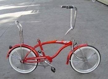 China Steel Frame Material 20 Coaster Brake Red Lowrider Bike Bicycle with YS-Color Pantone for sale