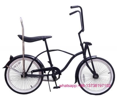 Chine Fork en acier 20 pouces adulte couleur noire enfants produits de sport enfants Beach Cruiser Lowrider vélo à vendre