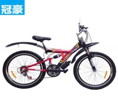 China Bicicleta de montaña de suspensión completa de 24 pulgadas para la venta de 2015 Stem de manillar de aleación y velocidad 21 en venta