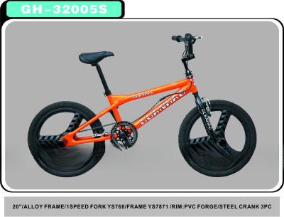 中国 レオパード・グレーンフレーム 20インチ BMX 自転車 単速 フリースタイル 騎乗のエキサイティング 販売のため