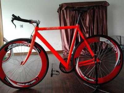 China Order 700C Fixed Gear Bike Bicycle Fixie Gear Bike Bull Horn Single Speed Track Cycling for sale