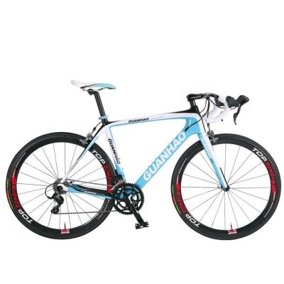 China Durable Construction 700C 18S Full Carbon Fibre Racing Road Bike with Ordinary Pedal for sale