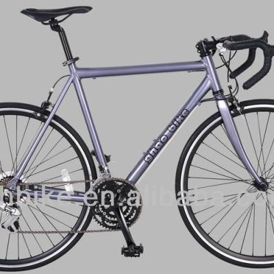 China 18 Speed Racing Bicycle 700C Man's Road Bike with Aluminium Hub and NO Fork Suspension for sale