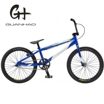 China Geen ophanging 20 inch BMX Racing Bike met aluminium frame en single speed gears Te koop