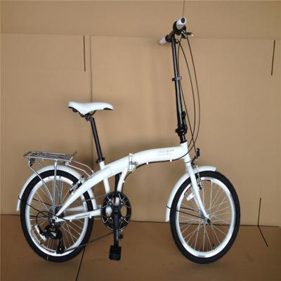 China Lightweight 20 Inch Adult Unisex Folding Bicycle with 7 Speed Aluminium Lasco Wheelset for sale