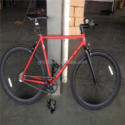 China Red Color 3 Speed Fixed Gear Bike with Kenda Tire and Neco Head Set on Chromoly Frame for sale