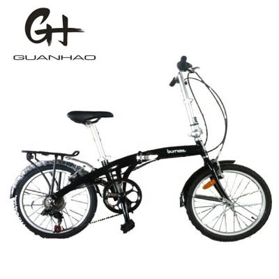 China 6 Speeds Aluminum Alloy Folding Bike for America Southeast Asia and Europe Market for sale