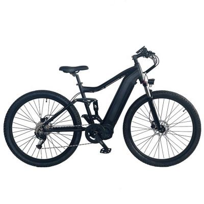 China Central Motor Full Suspension Aluminum Alloy Frame 29 Inch 1000W Electric Mountain Bike for sale