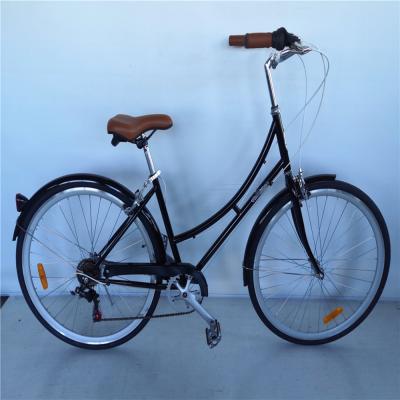 China Kenda 7 Speed Aluminium Brake Lady Vintage Bike Retro Stijl voor Vrouwen Vakantie Rides Te koop