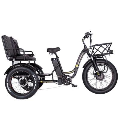 China Triciclo eléctrico de aluminio ligero 48V 750W 21AH 50KM/H para pasajero adulto en venta