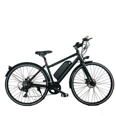 China 36V 350W 10.4AH Lithium Battery 25KM/H Aluminum Unisex Frame Lady Women Electric City Bike for sale