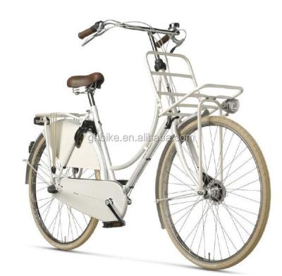 China 28 Inch City Bike OMA Bicycle Popular Dutch Cycle with Steel Frame and Fork Material for sale