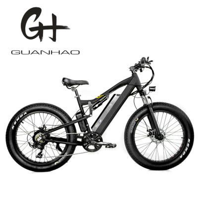 China 48V 21ah Aluminum Alloy Full Suspension Frame Fat Tire Electric Bike with 1000W Motor for sale