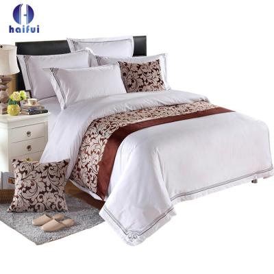 China Nondisposable Luxury Hotel Bedding Set Bed Sheets For Hotel Home Bedding Sheet for sale