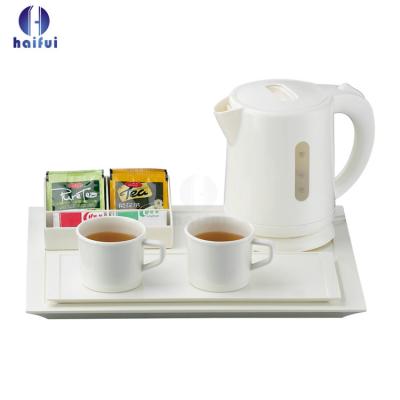 China 360 Degree Rotating Electric Kettle 0.8L Base 0.6L Cordless Electric Kettle with ABS Water and Tea Tray Set for sale