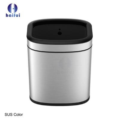 China Waste Management Garbage Waste Sustainable Household Use Waste Bin Stainless Steel Garbage Can Hotel And Home Trash Can for sale