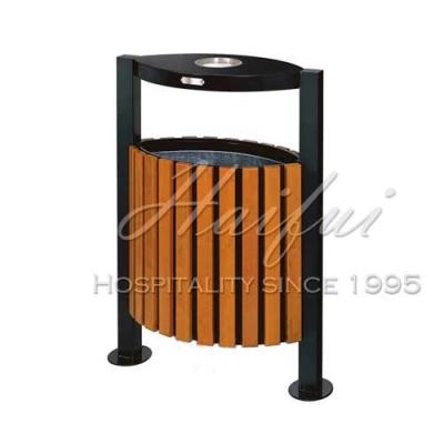 China Decorative Garbage Bins Garbage Bins Sustainable Park Outdoor Garden Commercial Trash Cans for sale