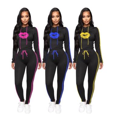 China Good Quality QUICK DRY Long Sleeve 2 Pieces Set Womens Two Piece Set Womens Clothing Two Piece Pants Set For Women for sale