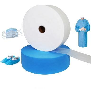 China Waterproof Nice Materials And Meticulous Product Spunbonded Surgical Gowns PP Nonwoven Fabric 50g for sale