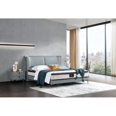 China Italian design headboard bed (from the bedroom to the other) 180*200 modern style large bed adjustable soft leather for sale