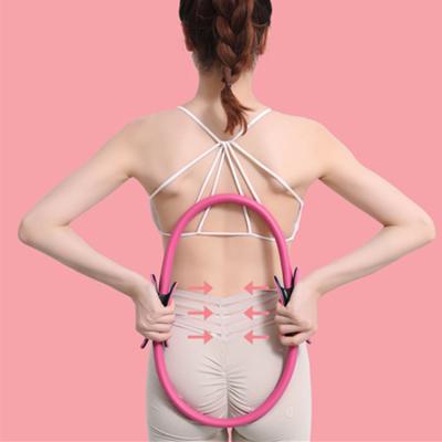 China Multifunctional Pilates Circle Fitness Yoga Circle Resistance Exercise Durable Stretch Stretch Soft Ring for sale