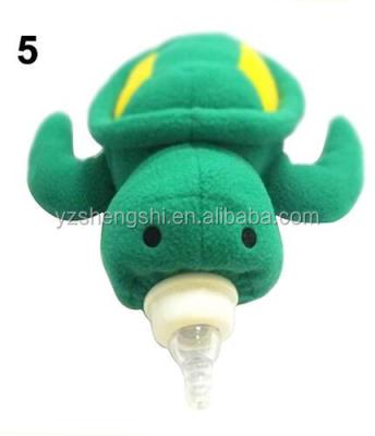 China Cheap High Quality Turtle Punch Blanket/Plush Gift Turtle Stuffed Animal Feeding Bottle Cover/Blanket for sale