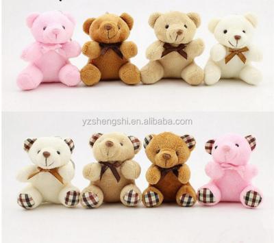 China OEM Icti Certification Blanket Gift/Wholesale Faful Stuffed Soft Tctory China Beautioys Mini Colorful Custom Brand Plush Mini Teddy Bear for sale