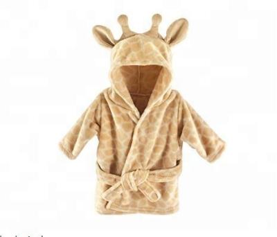 China Hot Selling Soft Toy / Fabric OEM Baby Plush Bathrobe Animal Giraffe For Child for sale