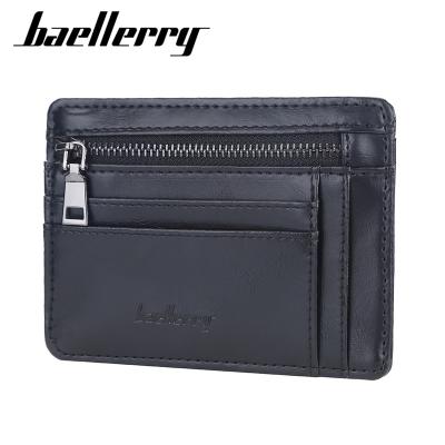 China Baellerry Purse Others Baellerry Men's Wallets Mini Slim Card Holder Coin Short Pocket Men's High Quality Luxury Zipper Male Wallet for sale