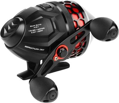 China LEFT HAND KastKing Brutus Spincast Fishing Reel, Easy to Use Push Button Mount Design, 4.0:1 High Gear Ratio, 5 MaxiDur Ball Bearings for sale