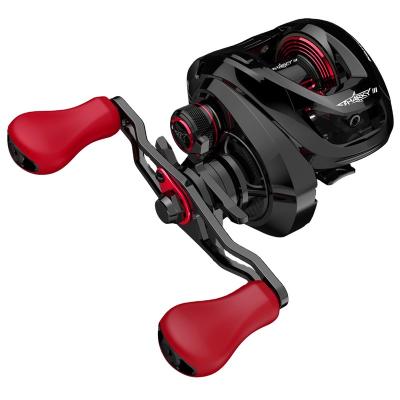 China LEFT HAND KastKing Long Cast Baitcasting Reel 7.2:1 Gear Ratio Reel Carbon Body 10+1Ball Bearings 8 Kg Drag 184g Fishing Reel for sale