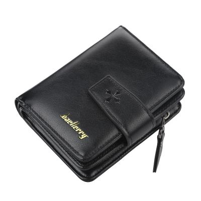 China Other New PU Vintage Coin Holder Men's Leather Wallets Zipper Wallets High Quality Male Card Holder Purse for sale