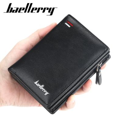 China Other New Men Wallets Short Card Holder High Quality Male Purse New PU Leather Vintage Coin Holder Men Wallets for sale