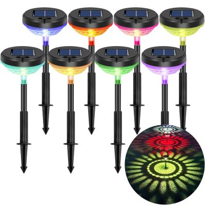 China Faded Garden Lights + Warm White Waterproof Ip67 Powered Flowers Stakes Street Classic Solar Garden Lights Led Outdoor Wall for sale