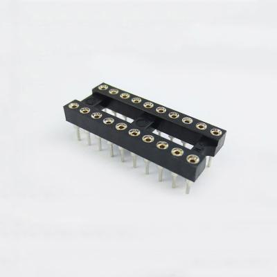 China PCB Pitch Factory Outlet 1.778mm 2.54mm Standard Socket 6~64 Pins Socket IC Sockets for sale