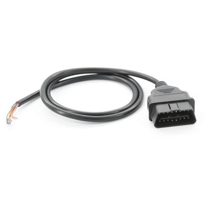 China OBD16PIN Header Vehicle Diagnostic Tool Connector OBD II Copper Power Cable for sale