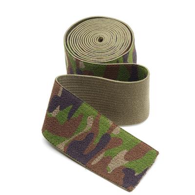 China High Tenacity Camouflage Pattern Webbing Eco - Friendly Military Belt Custom Made Military Camouflage Webbing for sale