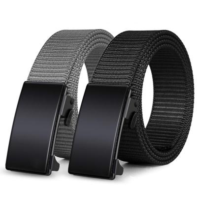 China Elastic Nylon Belt Web Belts For Men Nylon Belt Slide Automatic Buckle for sale