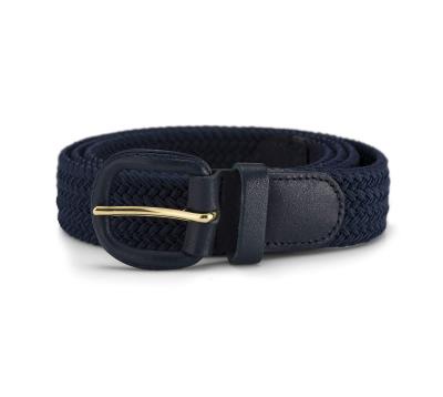 China Wholesale Alloy Pin Buckle Custom Knitted Elastic Braided Men's Rope Belts Men Knit Buckles Belt For Jeans for sale