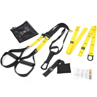 China Hot Sale Home Exercise Functional Hanging Stretching Strap Pulling Belt Training Suspension Cloth Resistance Bands for sale