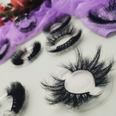 China lashes3d 5d mink eyelashes delicate fluffy luxury wholesale customize seller 25mm for sale