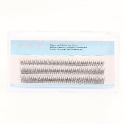 China Glow in the Dark GLAMLASH 0.05 0.07 0.1 mm Pre Made Russian Volume Fans Eyelash Extensions with 2d 3d 4d 5d 6d premade fan lashes for sale