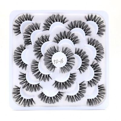 China Factory Wholesale Price Delicate OEM 3d faux mink lashes and craft silk lashes synthetic 5d eyelashes eyelash free samples for sale