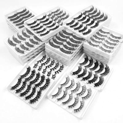 China New Style Fakelashes Delicate 3D Faux Mink Strongly Lash False Eyelashes Silk Eyelashes for sale