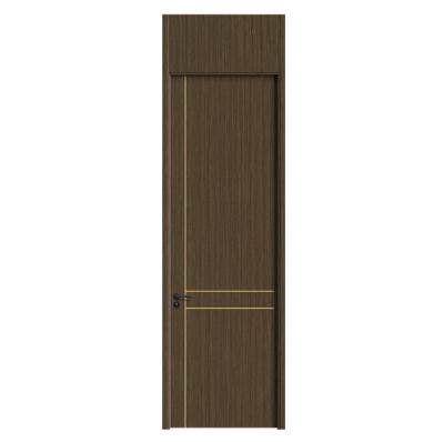 China Waterproof Residential Fashionable Cleanable undeformed oak Noise preventive Eco-Friendly WPC slab sound proof interior Composite wood door for sale