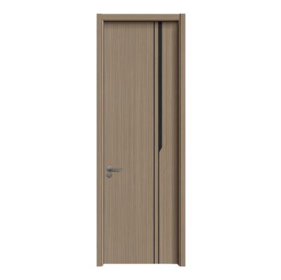 China Waterproof High quality indoor bedroom wooden Prehung Interior Doors Melamine indoor doors Apartment entrance wooden doors for sale