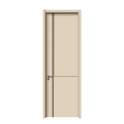 China Waterproof Modern Hotel Walnut Wooden Flush Slab Doors Price Room Bedroom White Primed Solid Wood Shaker Interior Doors for sale