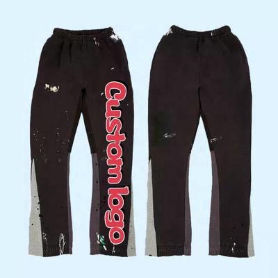 China Wholesale Anti-Wrinkle Trackpants OEM Trackpants Hip Hop 3D Puff Custom Print Fleece Sweatpants Naked Sweat Men's Track Pants for sale